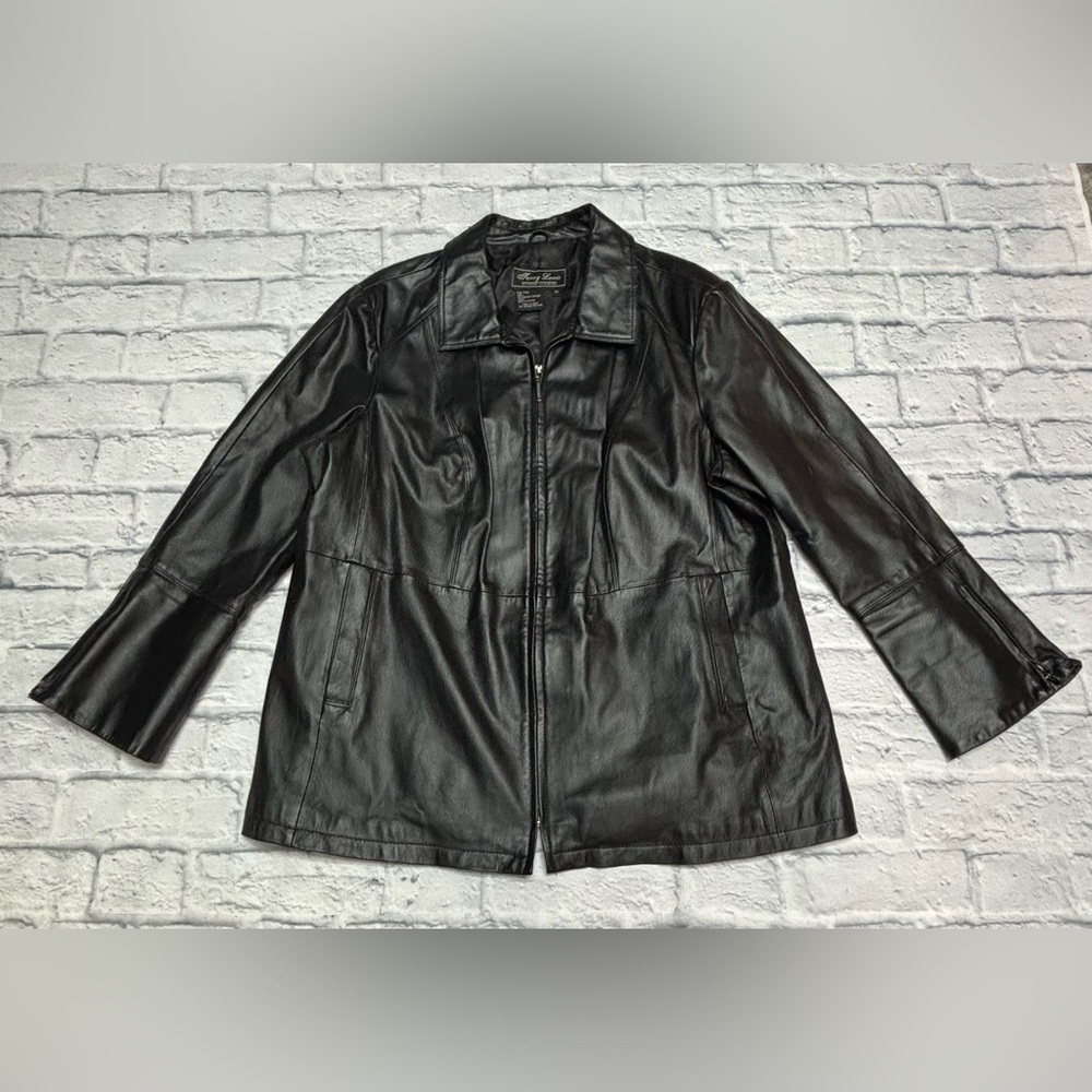 Terry Lewis Classic Luxuries Black Leather Jacket